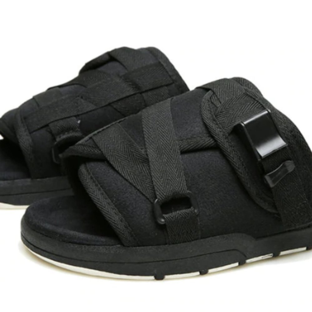 Ollics Slides Black Men's or Unisex Sz 6-7 Streetwear NWT No Box